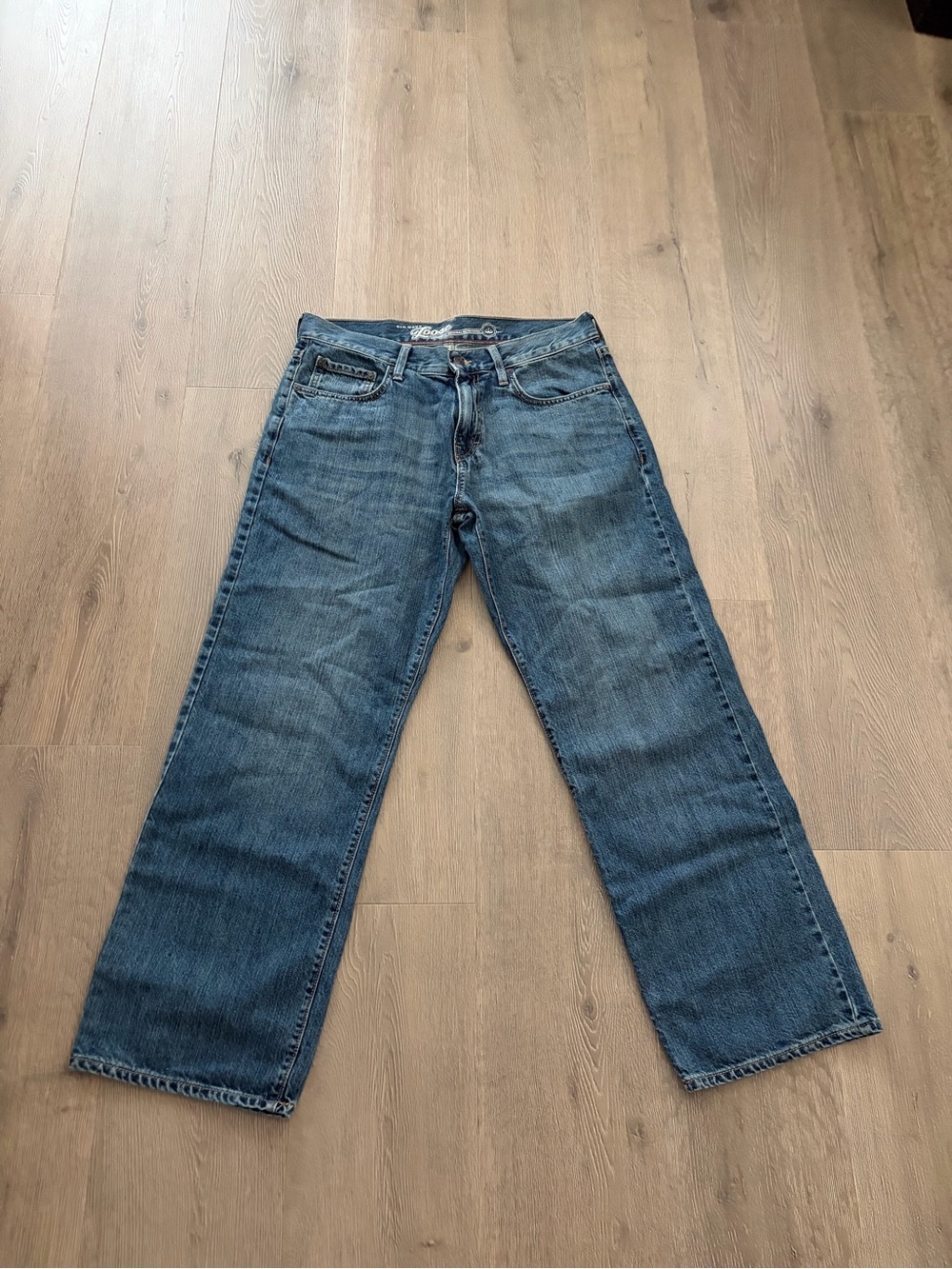 Old Navy Men's Straight-Leg Denim Jeans - Faded Blue